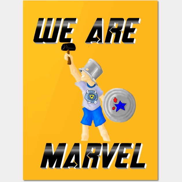 We Are Marvel Pod (Just Justin) Wall Art by We Are Marvel Pod